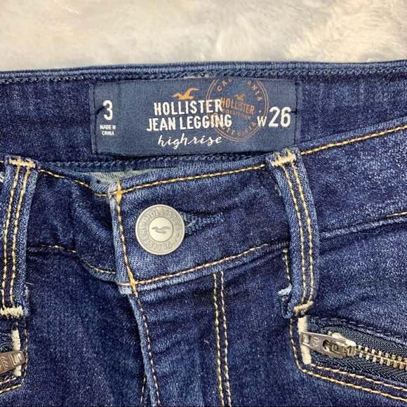 Sold-Hollister Blue Jean Legging (junior) - Picture 5 of 7